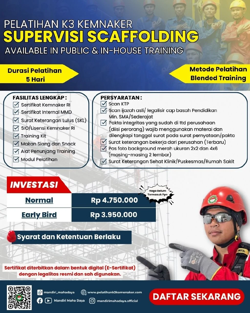 Pelatihan Supervisi Scaffolding