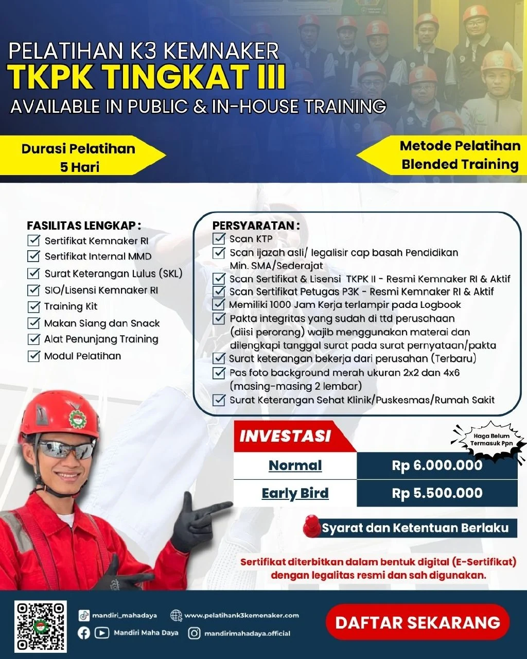 Pelatihan TKPK Tingkat 3