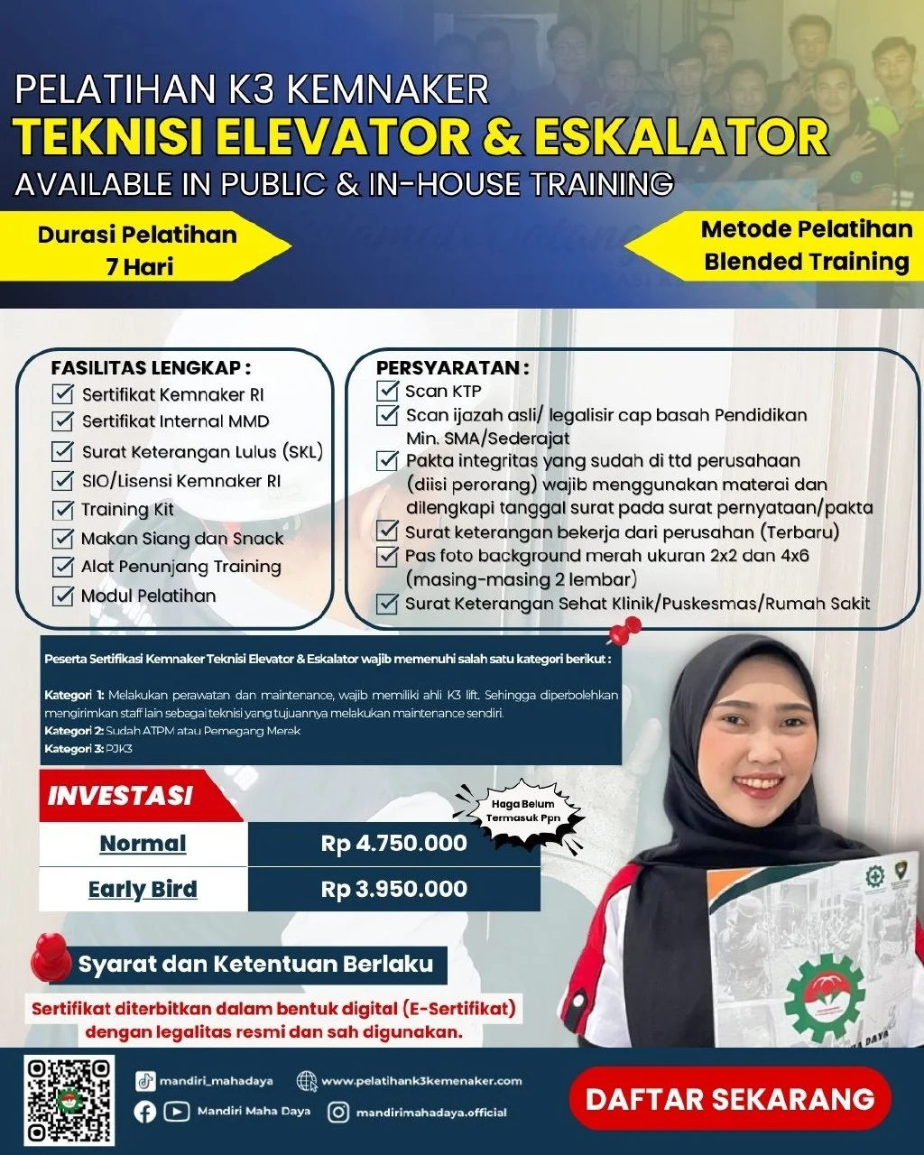 Pelatihan Teknisi Elevator Dan Eskalator